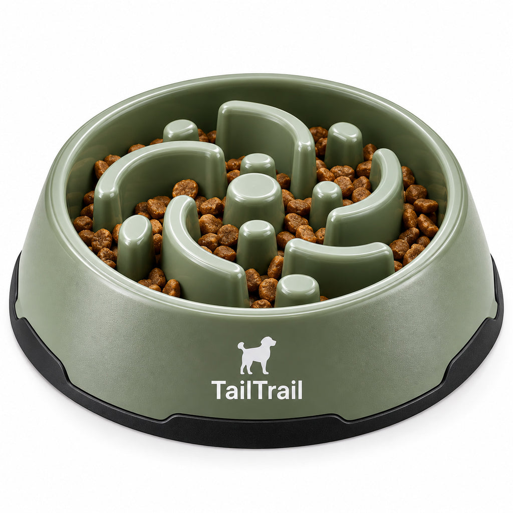 Slow-Feeder Puzzle Bowl