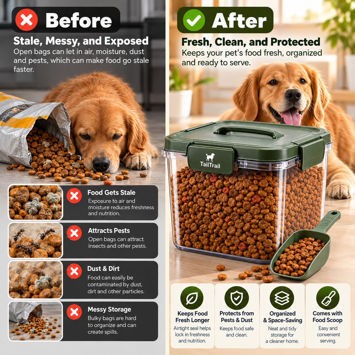 Airtight Food Storage Container